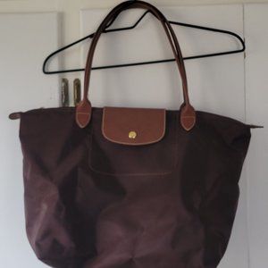 Le Pliage Longchamp medium bag, brown
